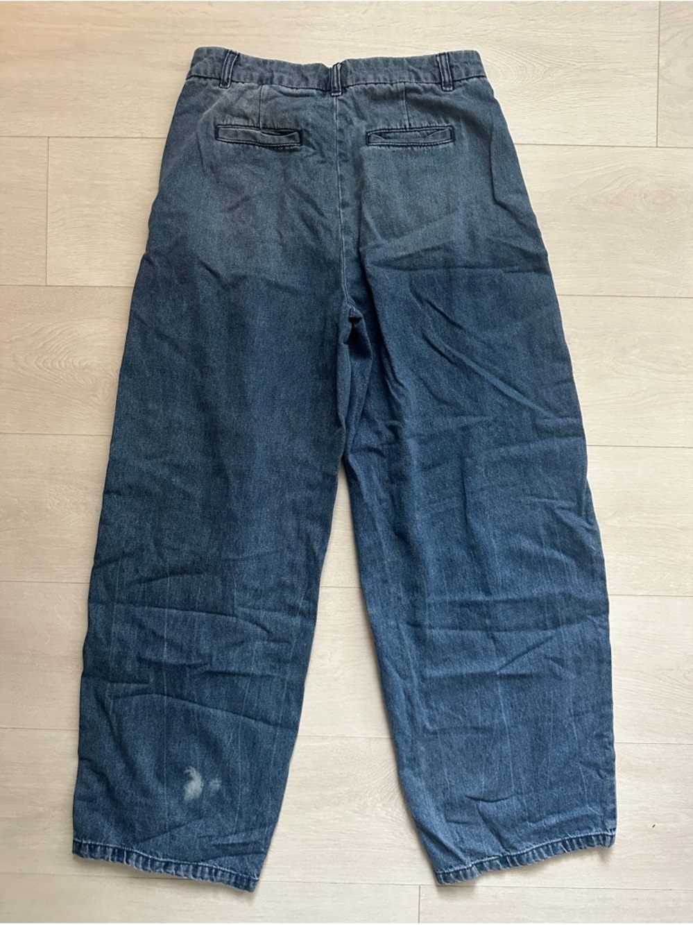 Urban Outfitters BDG Grandpa Baggy Trouser Jeans Pleated Pants Loose Fit Size27 - Picture 7 of 14